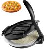VEVOR Tortilla Press, 10 Inch Tortilla and Roti Maker, Cast Iron Heavy Duty Tortilladora Press, Pre-Seasoned Pataconera Maker with 100 Pcs Parchment P