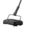 VEVOR Carpet Sweeper, 7.87 in Sweeping Paths, Floor Sweeper Manual Non Electric, 300 ml Dustbin Capacity with Comb for Home Office Rugs Hardwood Surfa
