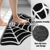 Spider Web Bath Mat 19.7 x 31.5 in Large Spider Web Rugs for Bedroom Gothic Home Decor Witchy Horror Goth Room Rugs Machine Washable Non-Slip Area Rug