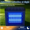 4500V Solar Mosquito Killer Lamp 4000mAh Rechargeable Insect Trap IP56 Waterproof Bug Zapper with 2 Modes & 3 Placement Options Metal Housing for Home