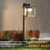 Outdoor Driveway Light Bollard Landscape Path Light with GX53 LED Bulb 120V Hard Wired 36514