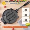 VEVOR Tortilla Press, 10 Inch Tortilla and Roti Maker, Cast Iron Heavy Duty Tortilladora Press, Pre-Seasoned Pataconera Maker with 100 Pcs Parchment P