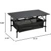 Folding Camping Table, Roll-up Ultra Compact Outdoor Portable Fold Up Lightweight beach Table, with Large Storage and Carry Bag, for Outdoor Cooking,