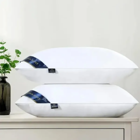 Bed Pillows Blue 2pack (Option: STANDARD)
