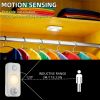 4 PCS of high-quality motion-sensing lights, wall lights, equipped with USB charging cables and accessories, suitable for cabinets, wardrobes, bookshe