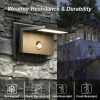 inowel Outdoor Motion Sensor Porch Light Outdoor Wall Light Fixture Modern LED Exterior Wall Sconce for Front Door Garage Patio Garden 17311